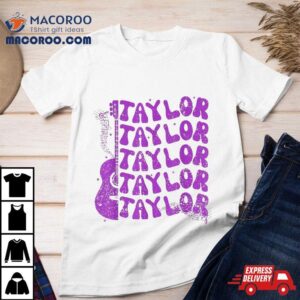 Taylor First Name I Love Girl Groovy S Vintage Tshirt