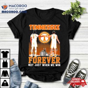 Tennessee Forever Not Just When We Win Famous Player Signatures Skyline Tshirt