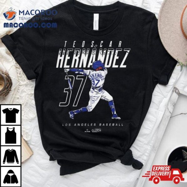 Teoscar Hernández Name And Number Mlbpa Lad Los Angeles Dodgers Shirt