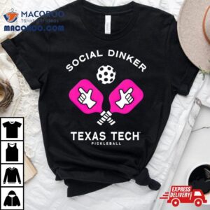 Texas Tech Pickleball Social Dinker Tshirt