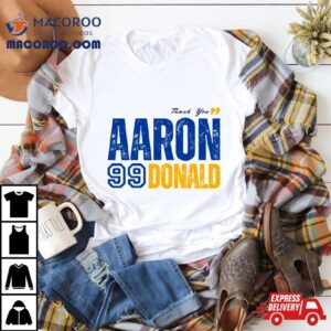 Thank You Aaron Donald Los Angeles Rams Player Tshirt