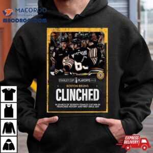 The Boston Bruins Have Clinched A Spot In The Stanley Cup Playoffs 2024 Nhl For The Eighth Straight Year Shirt