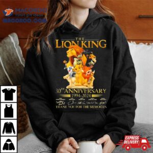 The Lion King Th Anniversary Thank You For The Memories Tshirt