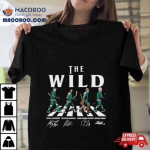 The Minnesota Wild Abbey Road Signatures Ice Hockey Tshirt