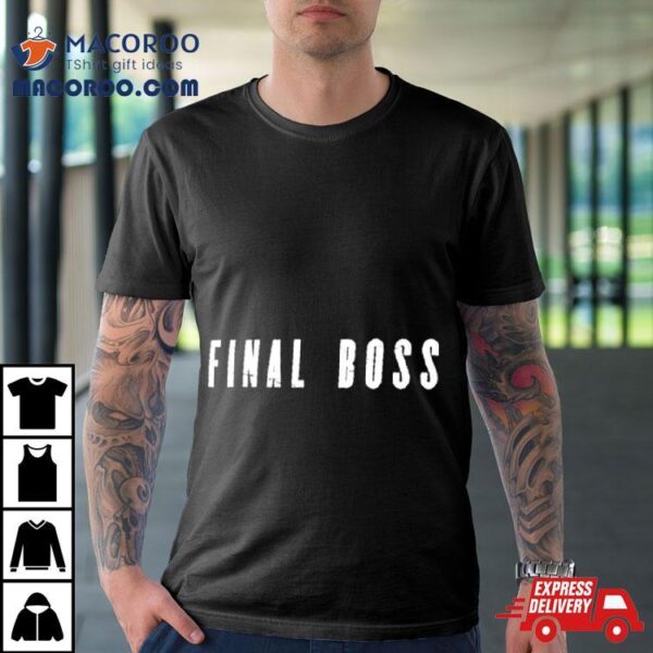 The Rock Final Boss Shirt