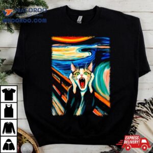 The Scream Cat Wear Clothing Ar Tshirt