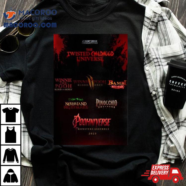 The Timeline For The Twisted Childhood Universe Has Been Revealed All Leads To Poohniverse Monsters Assemble In 2025 Shirt The Timeline For The Twisted Childhood Universe Has Been Revealed All Leads To Poohniverse Monsters Assemble In 2025 Shirt
