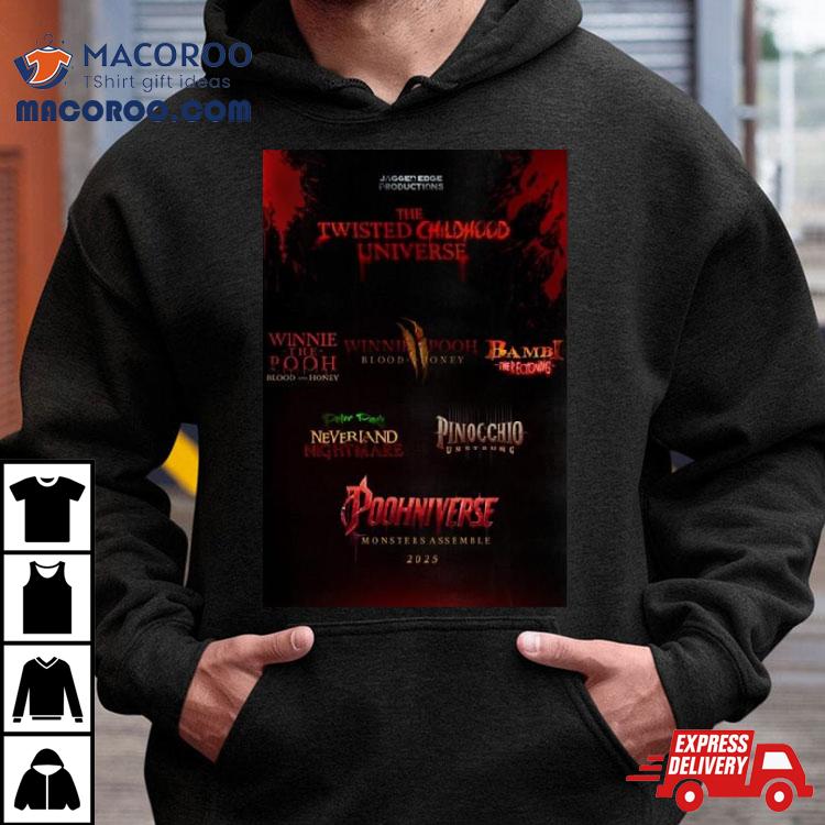 The Timeline For The Twisted Childhood Universe Has Been Revealed All Leads To Poohniverse Monsters Assemble In 2025 Shirt The Timeline For The Twisted Childhood Universe Has Been Revealed All Leads To Poohniverse Monsters Assemble In 2025 Shirt