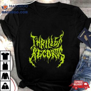 Thriller Records Metal Logo Tshirt