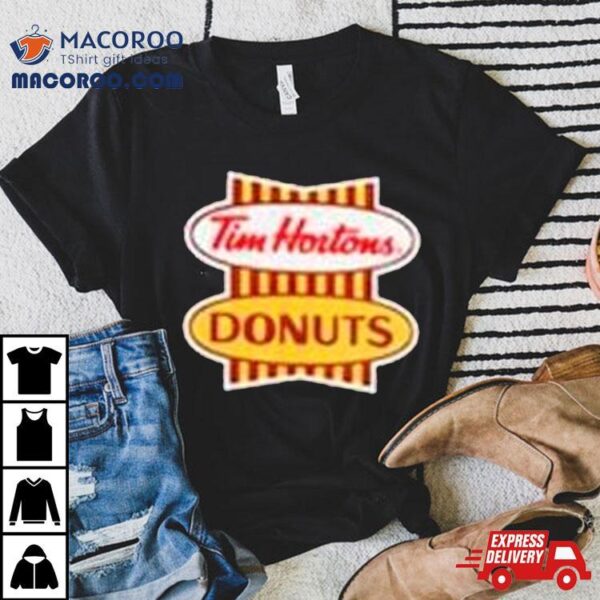 Tim Hortons Donut Retro Logo Shirt