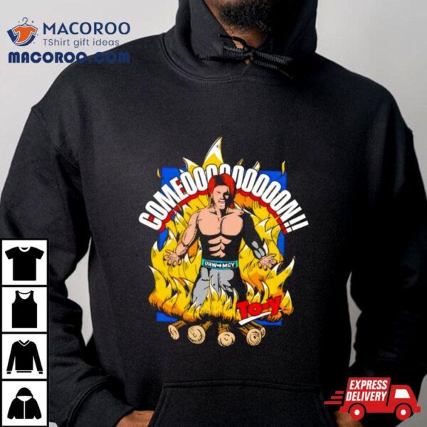 To Y Professional Wrestler Come On Cartoon Shirt