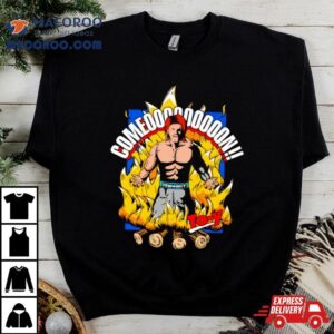 To Y Professional Wrestler Come On Cartoon Shirt