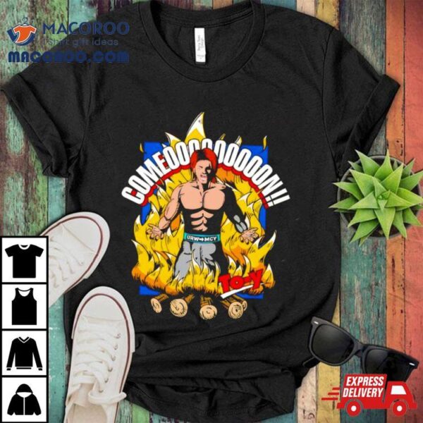 To Y Professional Wrestler Come On Cartoon Shirt