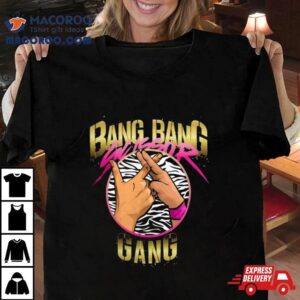 Top Rope Tuesday Limited Edition Bullet Club Gold And The Acclaimed Bang Bang Scissor Gang Illustrated Shirt