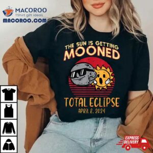 Total Eclipse Sun Getting Mooned April Men Women Kids Tshirt