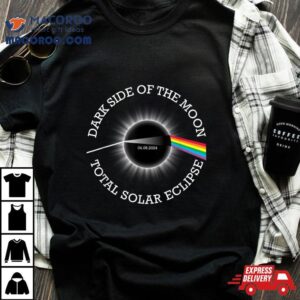 Total Solar Eclipse Rainbow Totality Dark Side Moon Tshirt