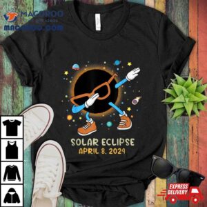 Total Solar Eclipse Funny Dabbing For Kids Toddler Boys Tshirt