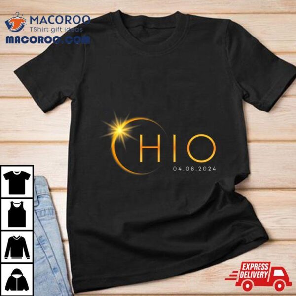 Total Solar Eclipse 2024 State Ohio Totality April 8 2024 Shirt