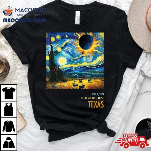 Total Solar Eclipse 2024 Texas Shirt