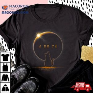 Total Solar Eclipse Cat April Totality Tshirt