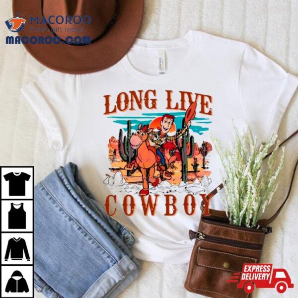 Toy Story Woody Long Live Cowboy Retro Shirt