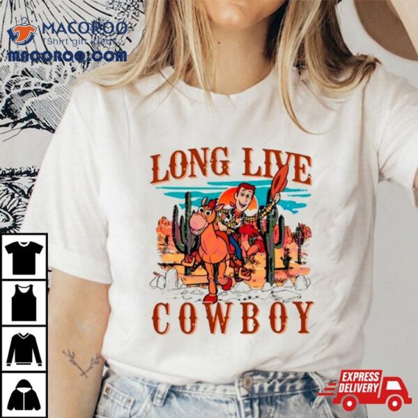 Toy Story Woody Long Live Cowboy Retro Shirt