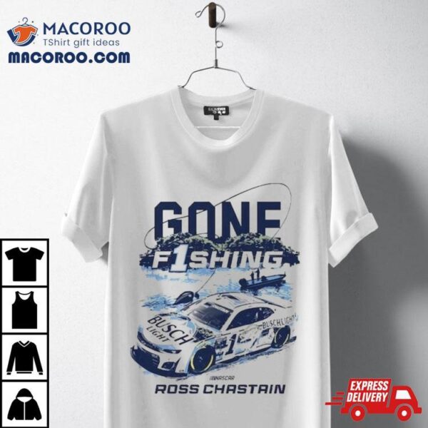 Trackhouse Racing Team Ross Chastain Gone Fishing Busch Lighshirt