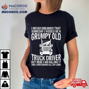 Trucker Shirt Grumpy Old Truck Driver Tees Funny Gifts