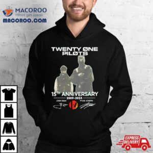 Twenty One Pilots 15th Anniversary 2009 2024 Josh Dun And Tyler Joseph Shirt