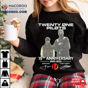 Twenty One Pilots Th Anniversary Josh Dun And Tyler Joseph Tshirt