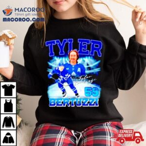 Tyler Bertuzzi Hockey Player Signature Tshirt