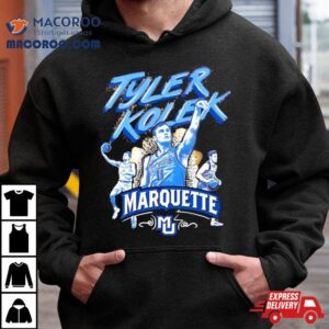 Tyler Kolek Triple Threat Marquette Golden Eagles Tshirt