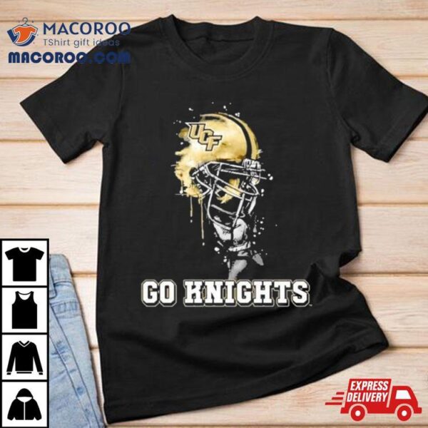 Ucf Knights Go Knights Rising Helmet Shirt