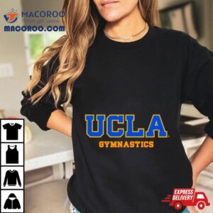 Ucla Gymnastics Black Wordmark Tshirt