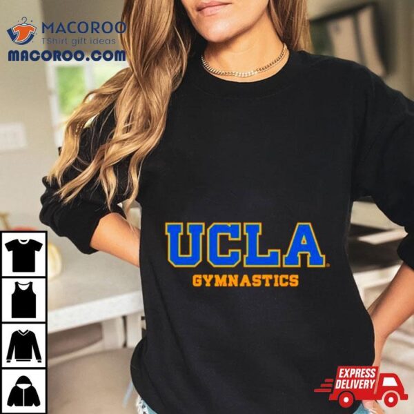 Ucla Gymnastics Black Wordmark Shirt