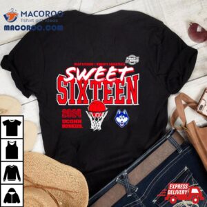 Uconn Huskies 2024 Ncaa Women’s Basketball Tournament March Madness Sweet 16 Fast Break Shirt