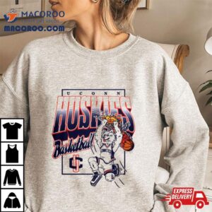 Uconn Huskies Basketball Mascot Dunking 2024 Shirt