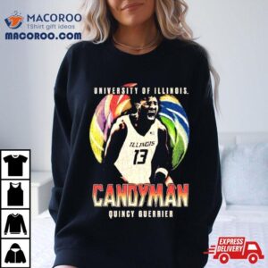 University Of Illinois Candayman Quincy Guerrier Tshirt