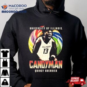 University Of Illinois Candayman Quincy Guerrier Tshirt