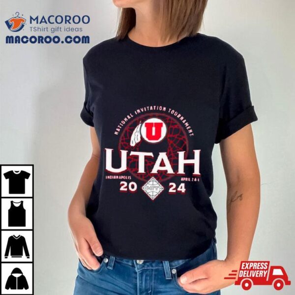 Utah Utes 2024 Division I Men’s Basketball Postseason Nit Champion Shirt