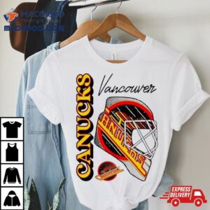 Vancouver Canucks Ice Hockey Helmet Logo Tshirt