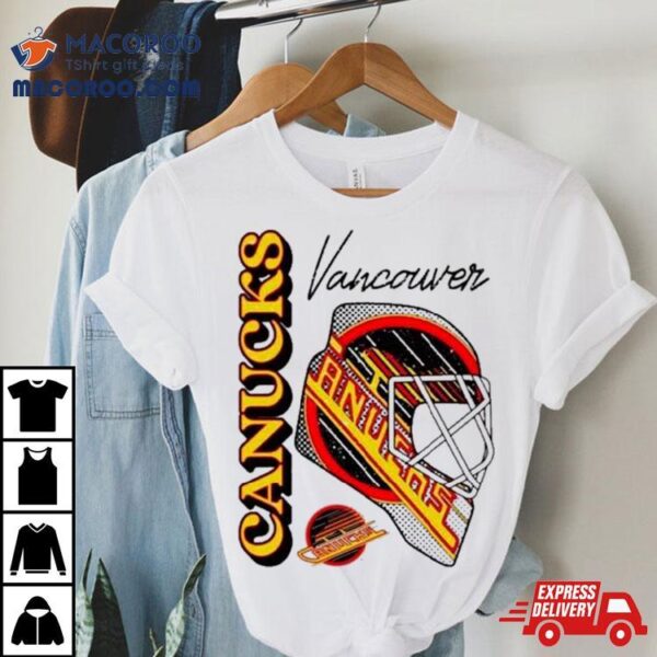 Vancouver Canucks Ice Hockey Helmet Logo Shirt