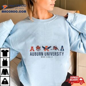 Vault Logos Auburn University Over War Eagle Tshirt