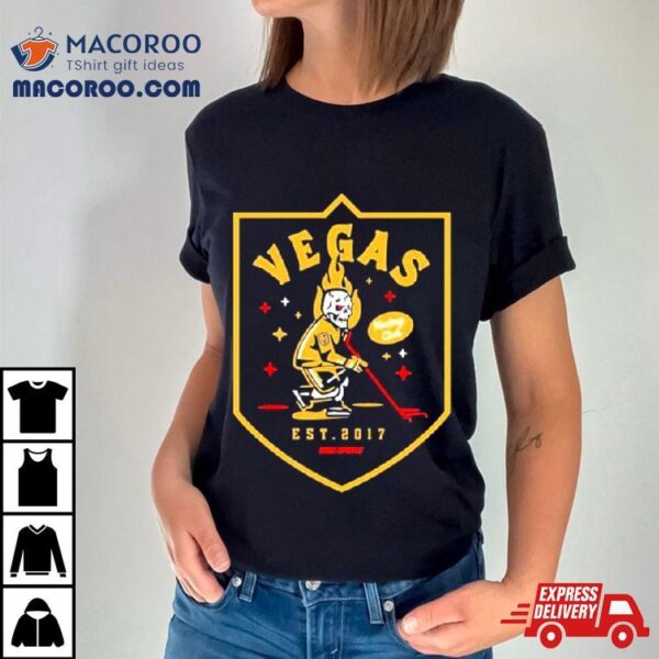 Vegas Hockey Nhl Skeleton Shirt