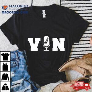 Vin Scully Microphone Dodger Shirt