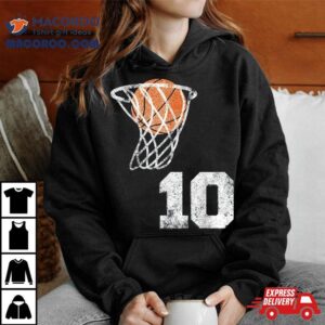 Vintage Basketball Jersey Number 10 Shirt Player