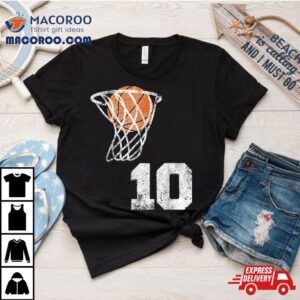 Vintage Basketball Jersey Number 10 Shirt Player