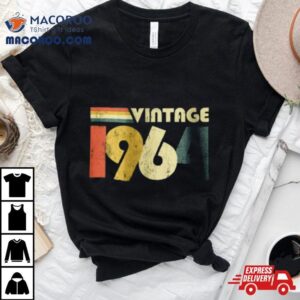 Vintage Best Of 1964 Vintage Retro Birthday Pro Shirt