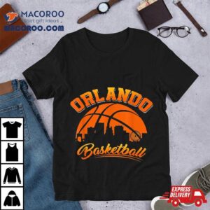 Vintage Orlando City Basketball Retro Sports Lover Tshirt