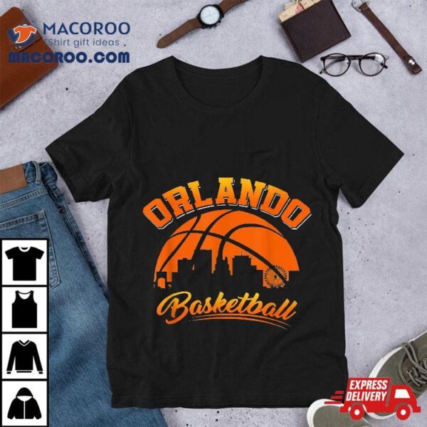 Vintage Orlando City Basketball Retro Sports Lover Shirt